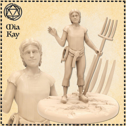 Human Stable Boy miniature by M3DM