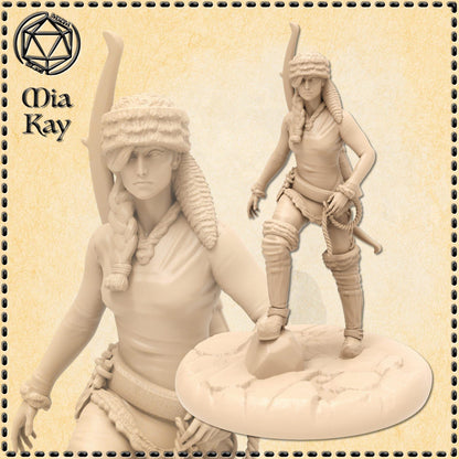 Human Trapper miniature by M3DM