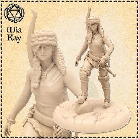 Human Trapper miniature by M3DM