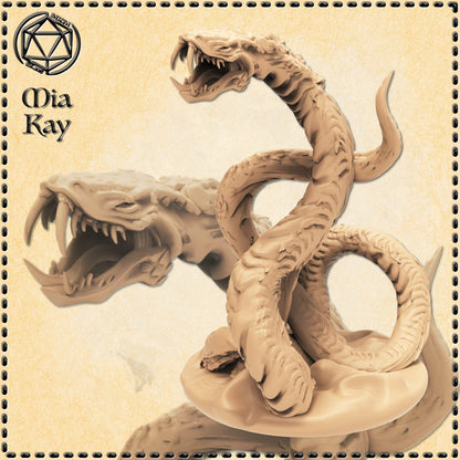 Jormungandr miniature by M3DM