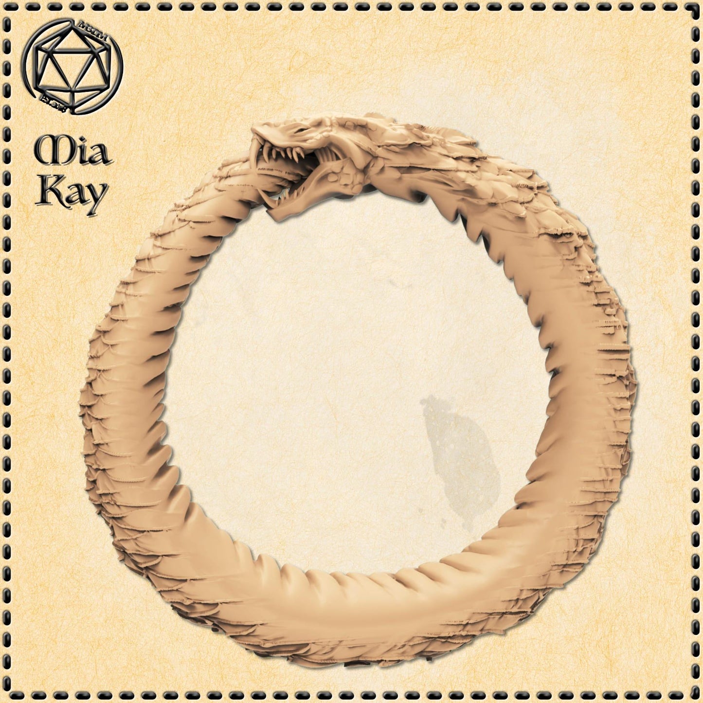 Jormungandr Ring Form miniature by M3DM