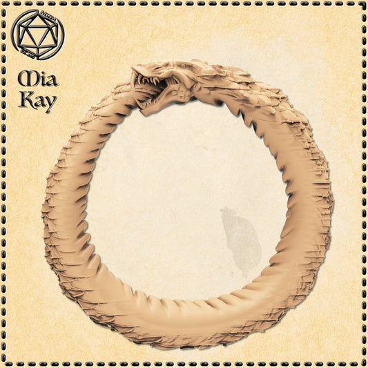 Jormungandr Ring Form miniature by M3DM