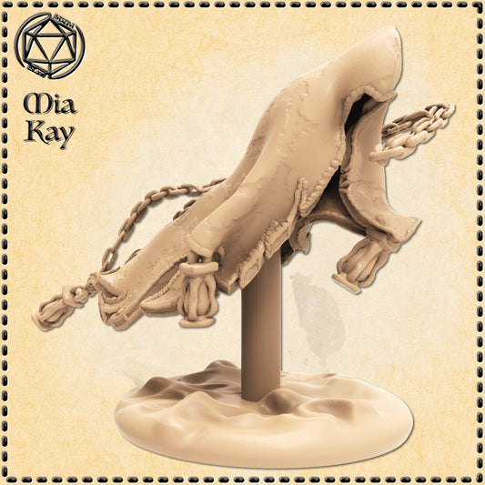 Lantern Wraith miniature by M3DM