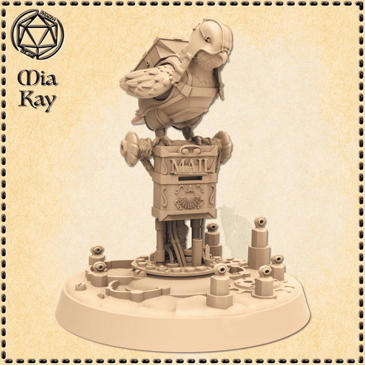 Mail Bird miniature by M3DM