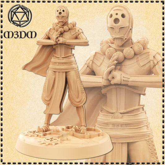 Metalforged Monk miniature by M3DM