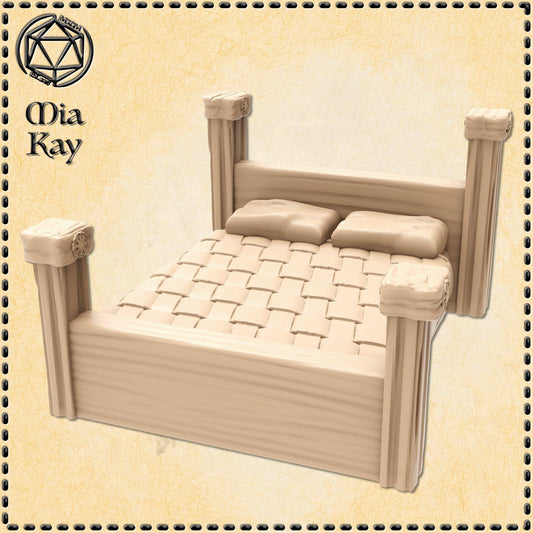 Mimic Bed miniature by M3DM