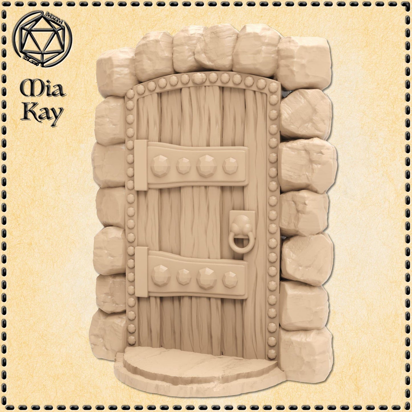 Mimic Door miniature by M3DM