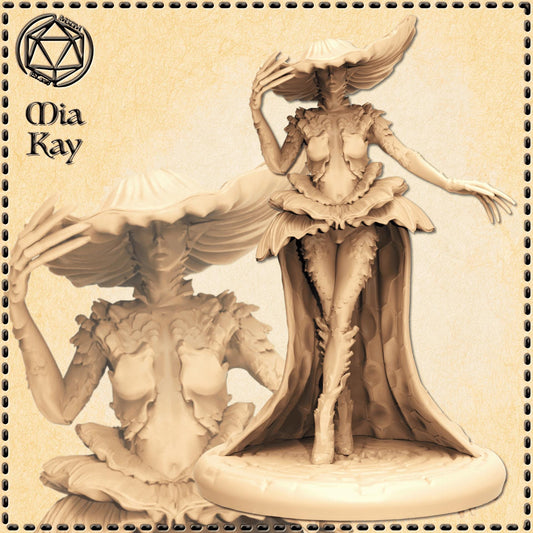 Myconid Queen miniature by M3DM