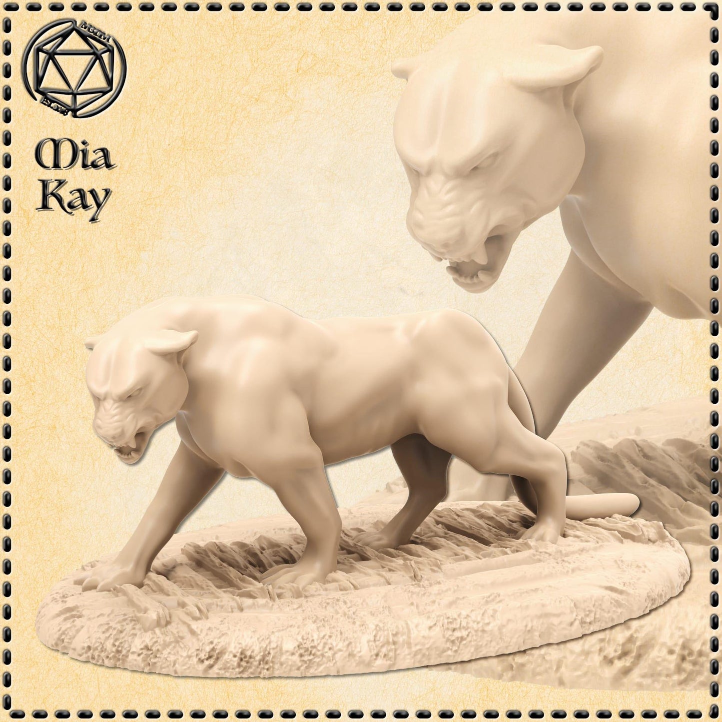 Panther miniature by M3DM