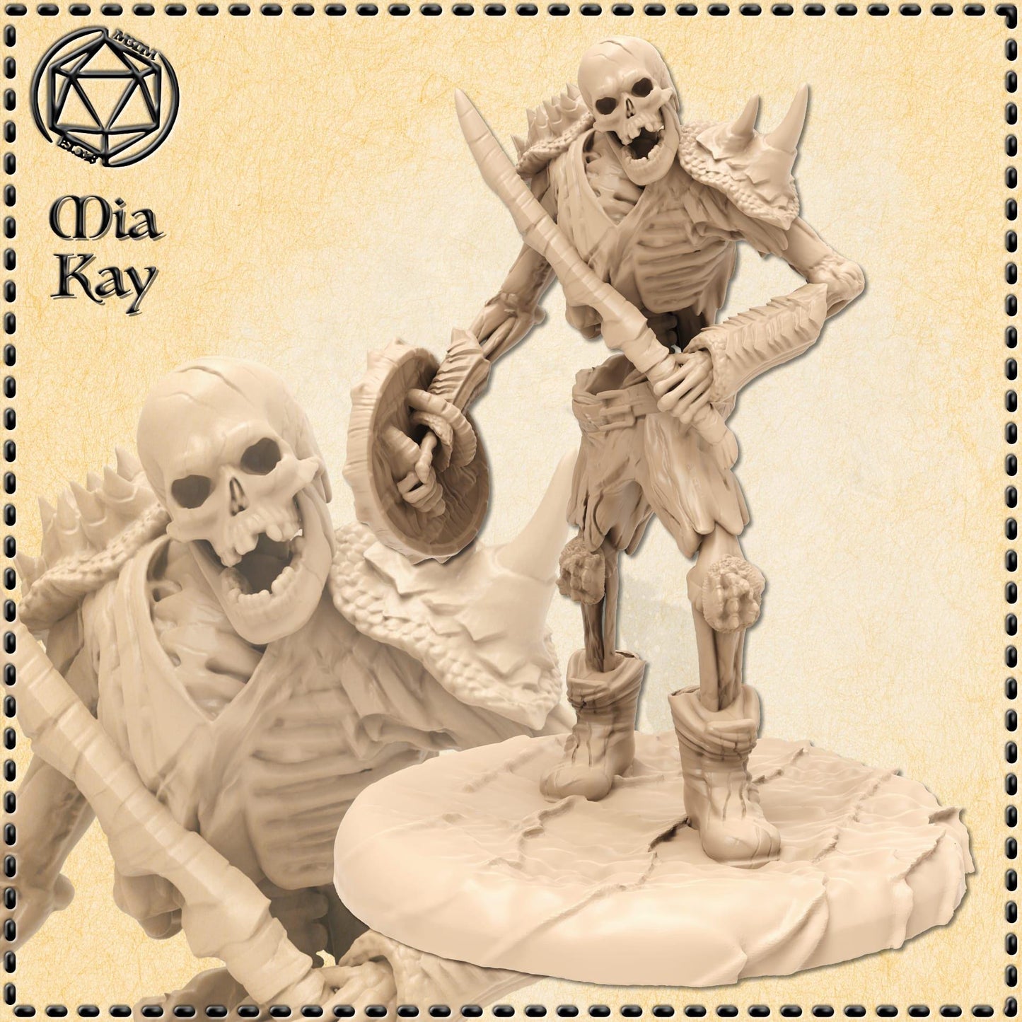 Skeleton miniature by M3DM