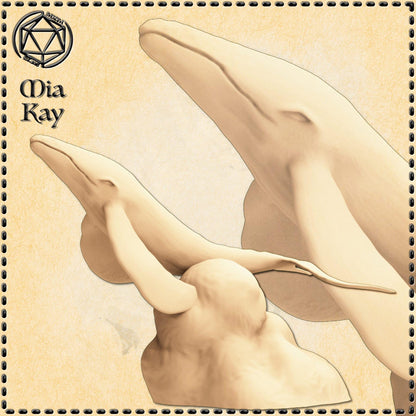 Sky Whale miniature by M3DM