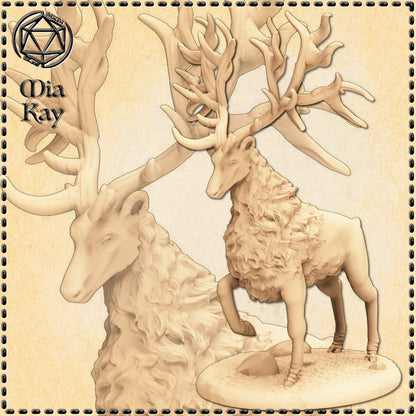 Stag miniature by M3DM