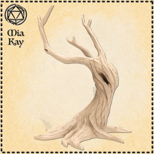 Tree Leaning miniature by M3DM
