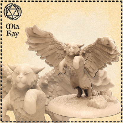 Tressym miniature by M3DM