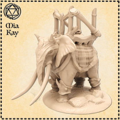 War Elephant miniature by M3DM
