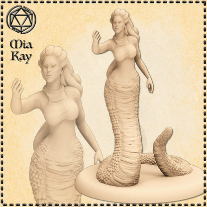 Yuan-Ti Alt miniature by M3DM