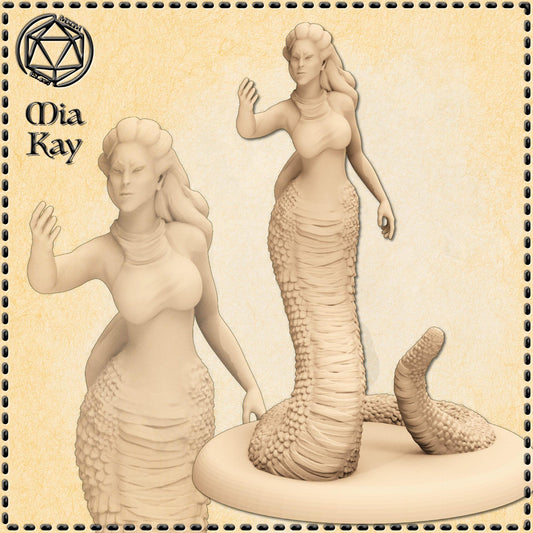 Yuan-Ti Alt miniature by M3DM