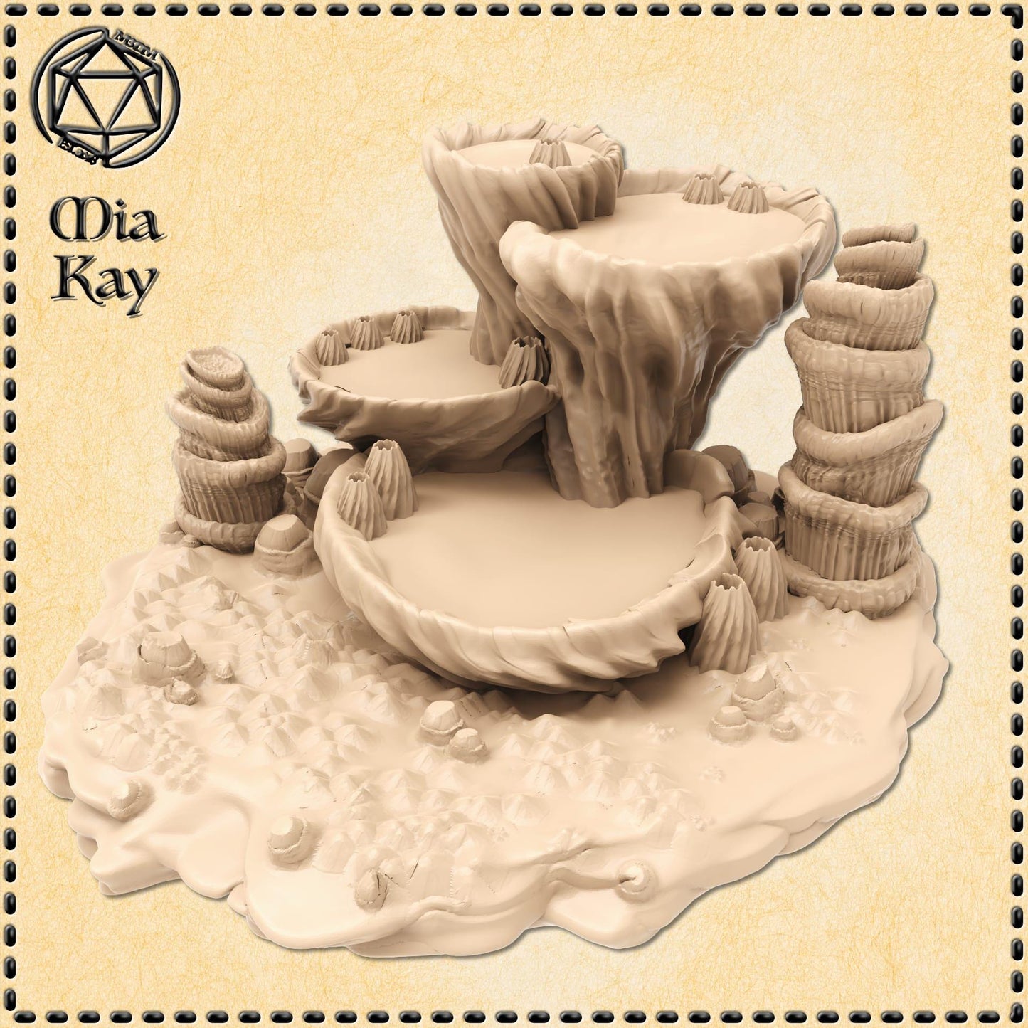 Cavern Pools miniature by M3DM