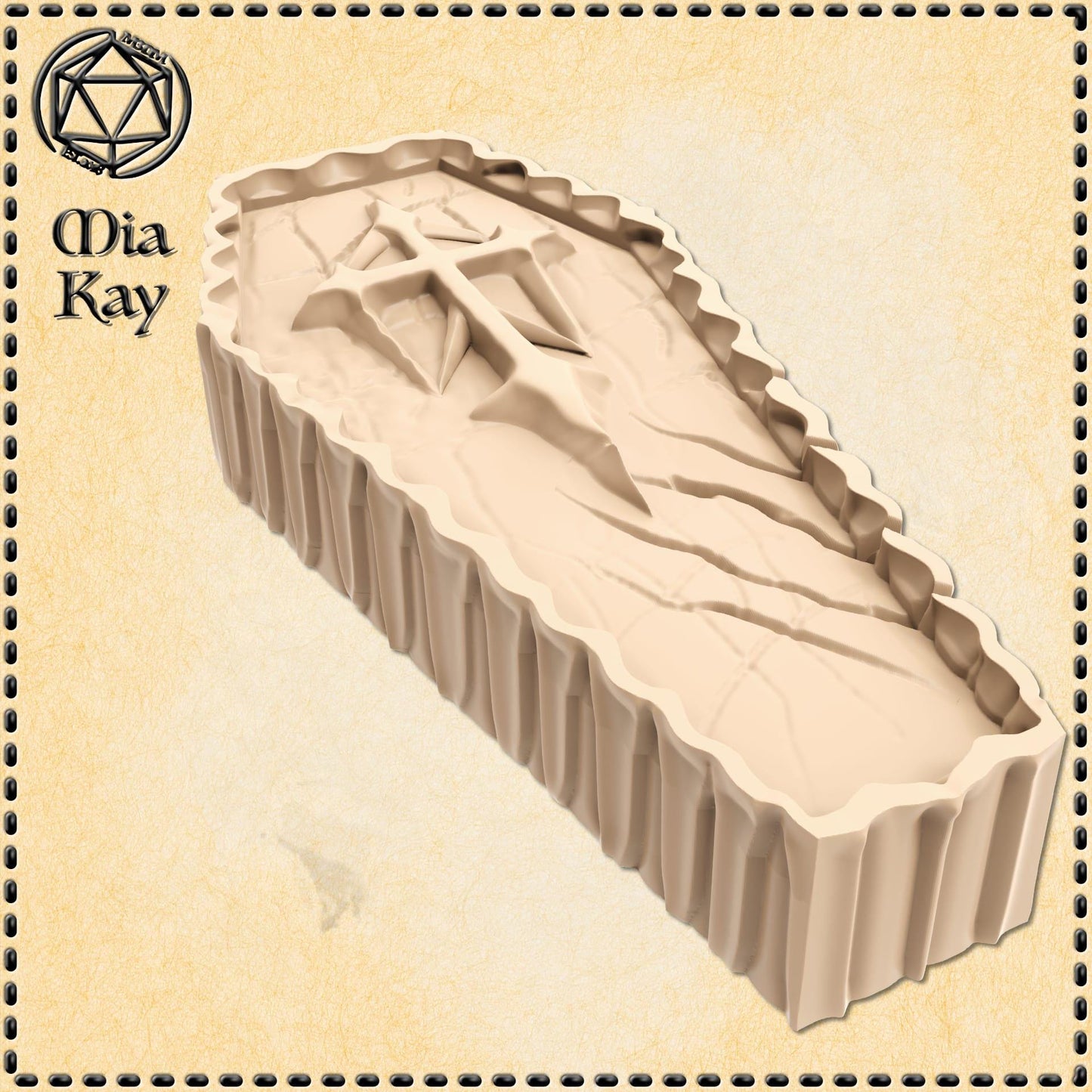 Coffin miniature by M3DM