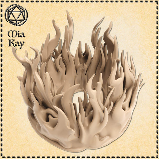 Fire Ring miniature by M3DM