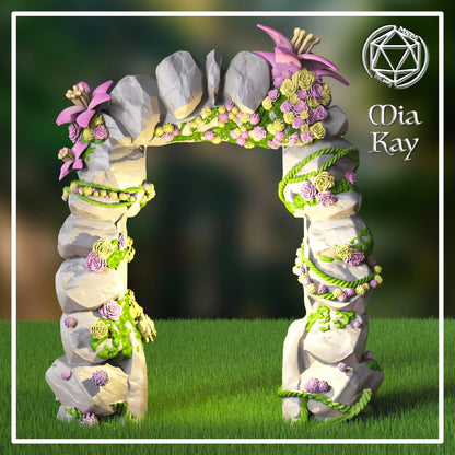 Flower Arch miniature by M3DM