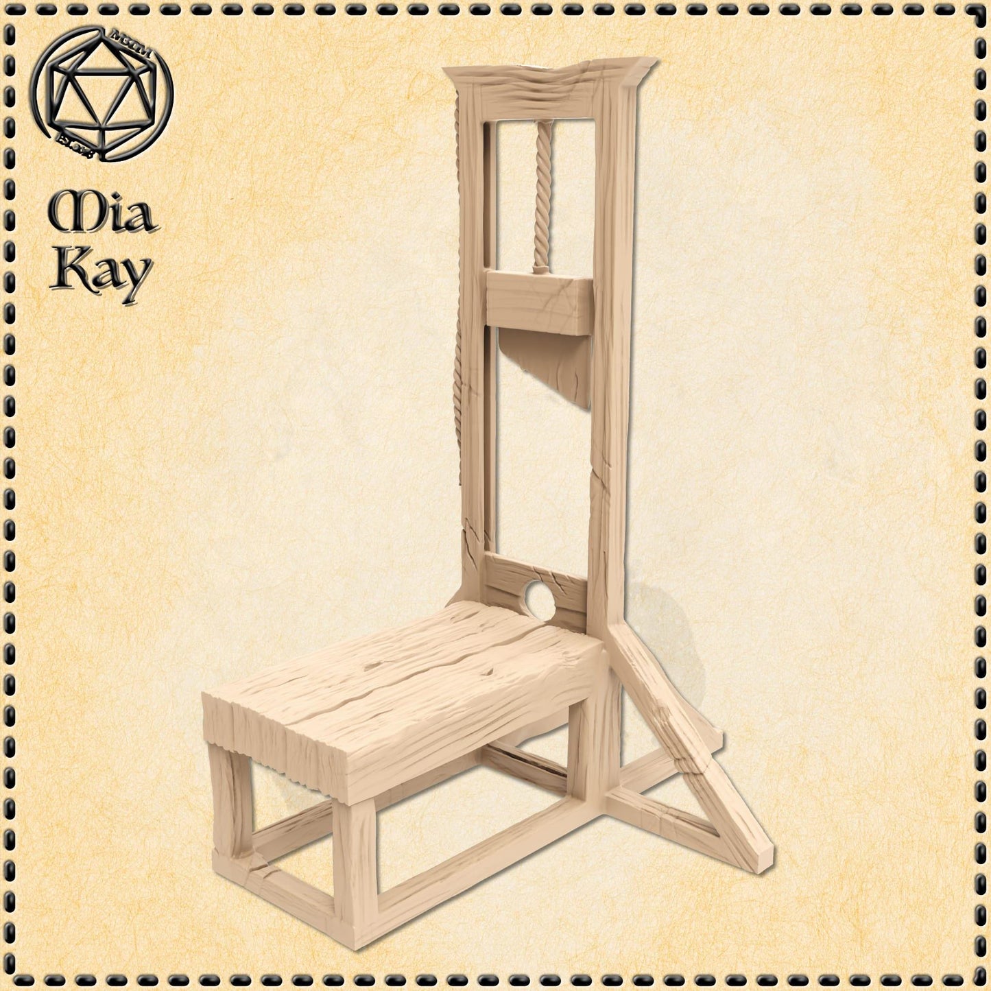 Guillotine miniature by M3DM
