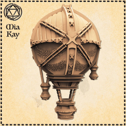 Hot Air Balloon miniature by M3DM