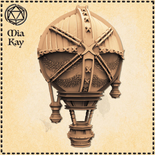 Hot Air Balloon miniature by M3DM