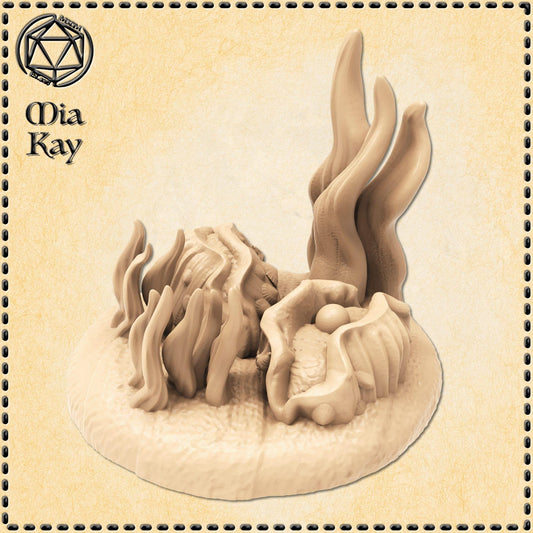 Large Clams miniature by M3DM