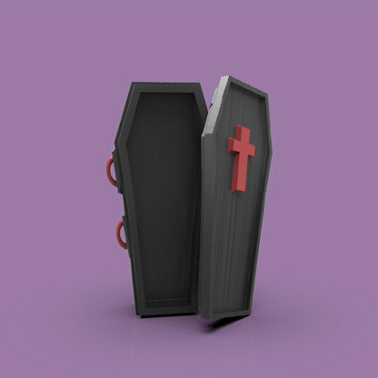 Open Coffin miniature by M3DM