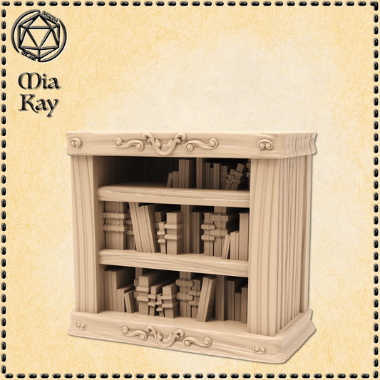 Small Bookshelf miniature by M3DM