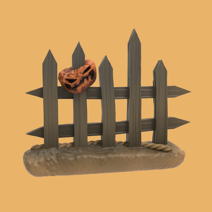 Spooky Fence miniature by M3DM