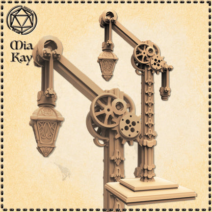 Street Lamp miniature by M3DM