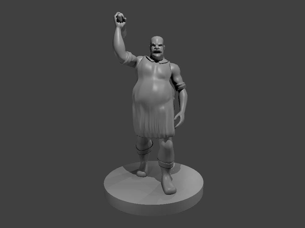 Angry Baker miniature by MZ4250