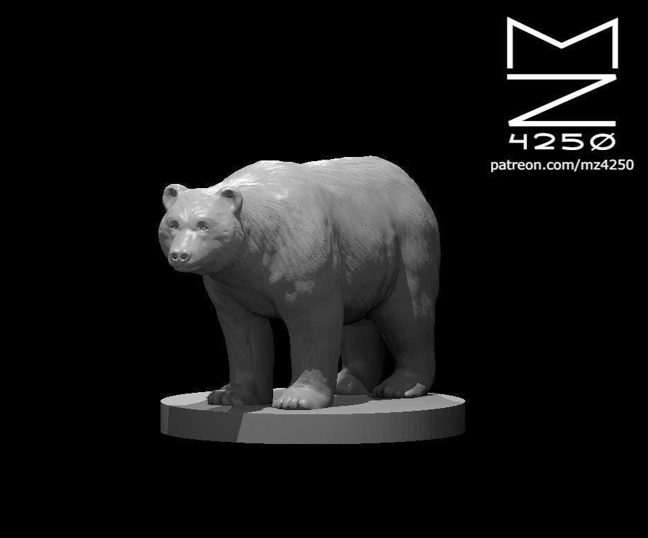 Black Bear miniature by MZ4250