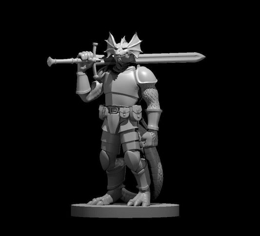 Brass Half Dragon miniature by MZ4250