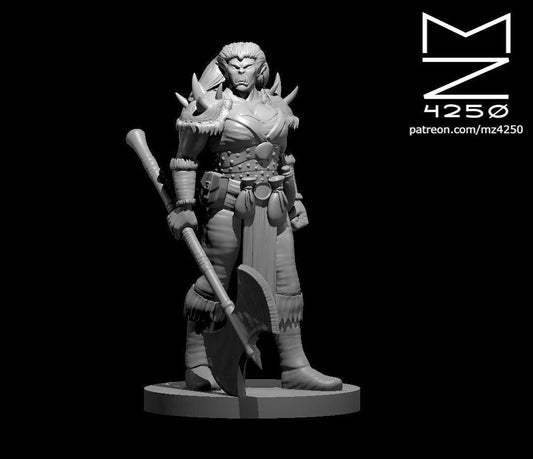 Orc Female Warrior miniature by MZ4250