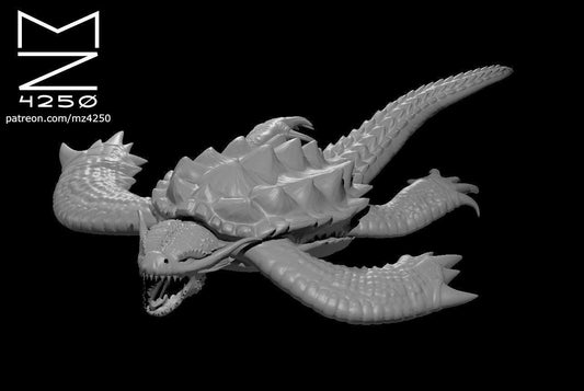 Dragon Turtle miniature by MZ4250