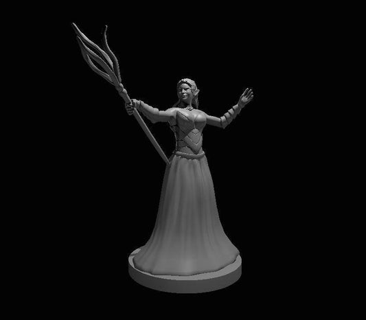 Drow Priestess miniature by MZ4250