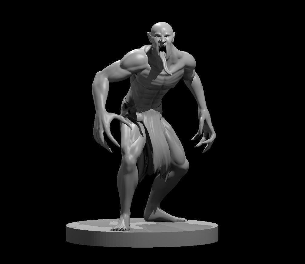 Ghoul miniature by MZ4250