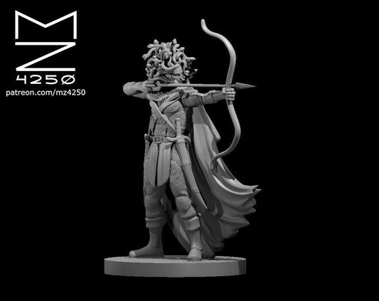 Medusa Archer miniature by MZ4250