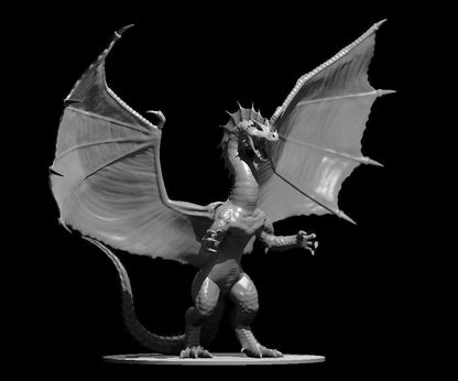 Green Dragon Ancient Adult Young Wyrmling miniature by MZ4250