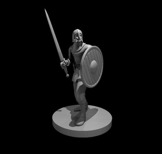 Guard sword and shield miniature by MZ4250