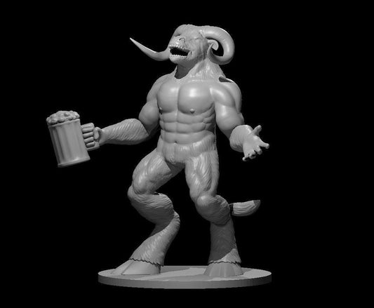 Minotaur Drinking miniature by MZ4250