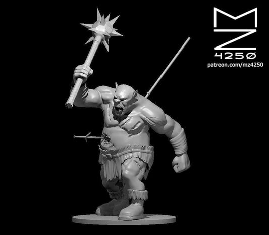 Zombie Ogre miniature by MZ4250