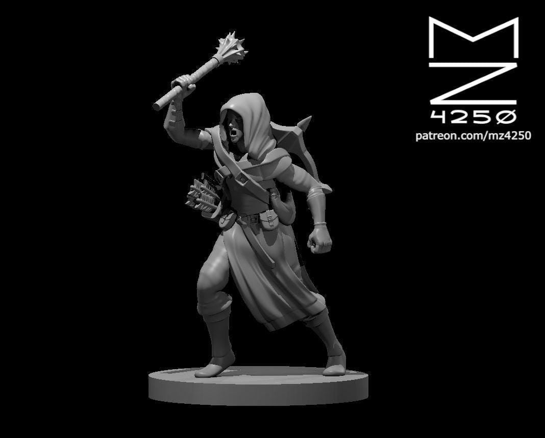 Thug Female miniature by MZ4250