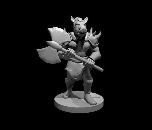Pig Face Orc miniature by MZ4250