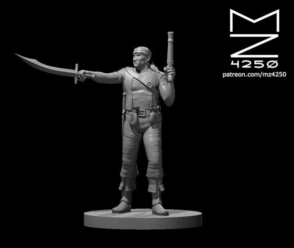 Pirate Male miniature by MZ4250