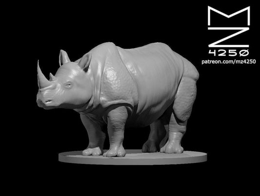 Rhinoceros miniature by MZ4250