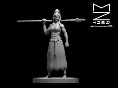 Tribal Warrior Female miniature by MZ4250